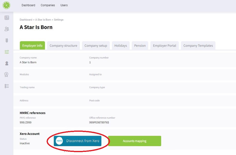 Connecting Freshpay to Xero