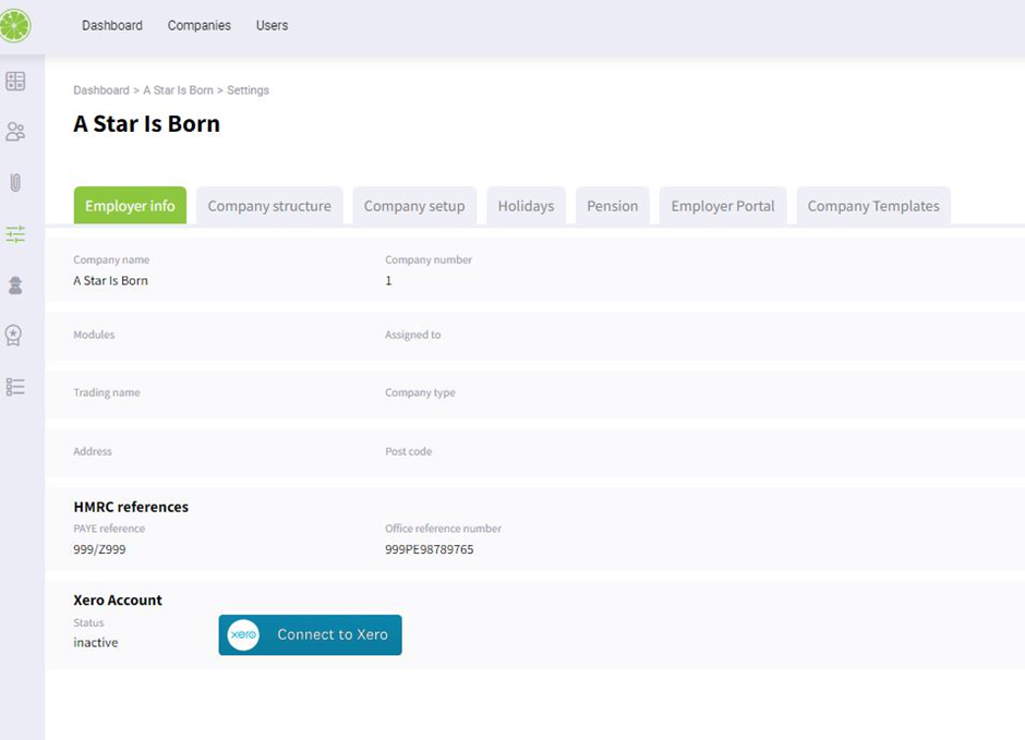 Connecting Freshpay to Xero