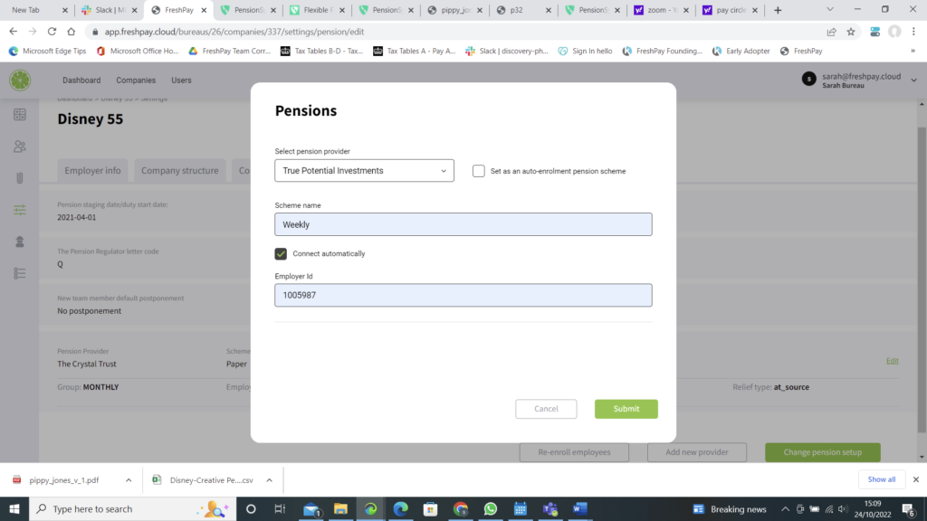 Select Provider Dialog