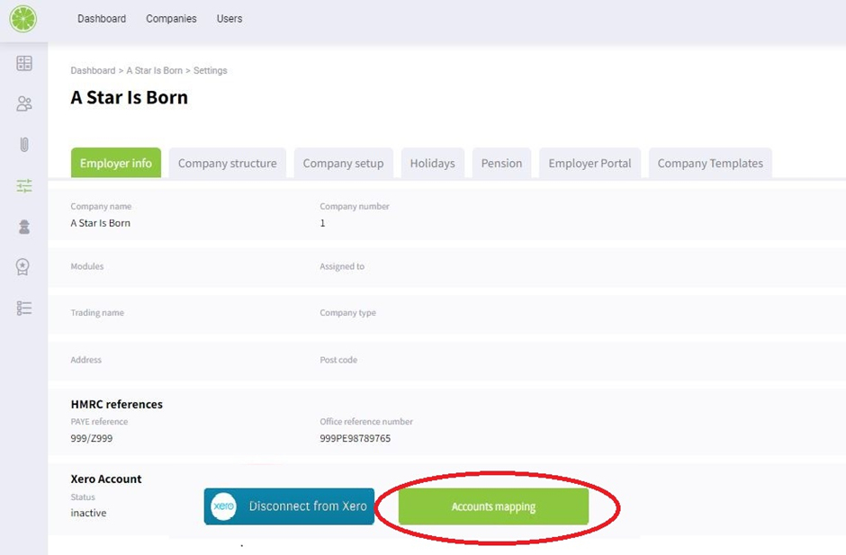 Connecting Freshpay to Xero