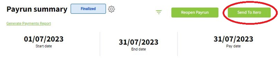 Connecting Freshpay to Xero